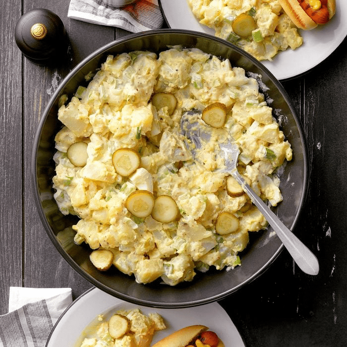 Potato Salad with Pickled Gherkins