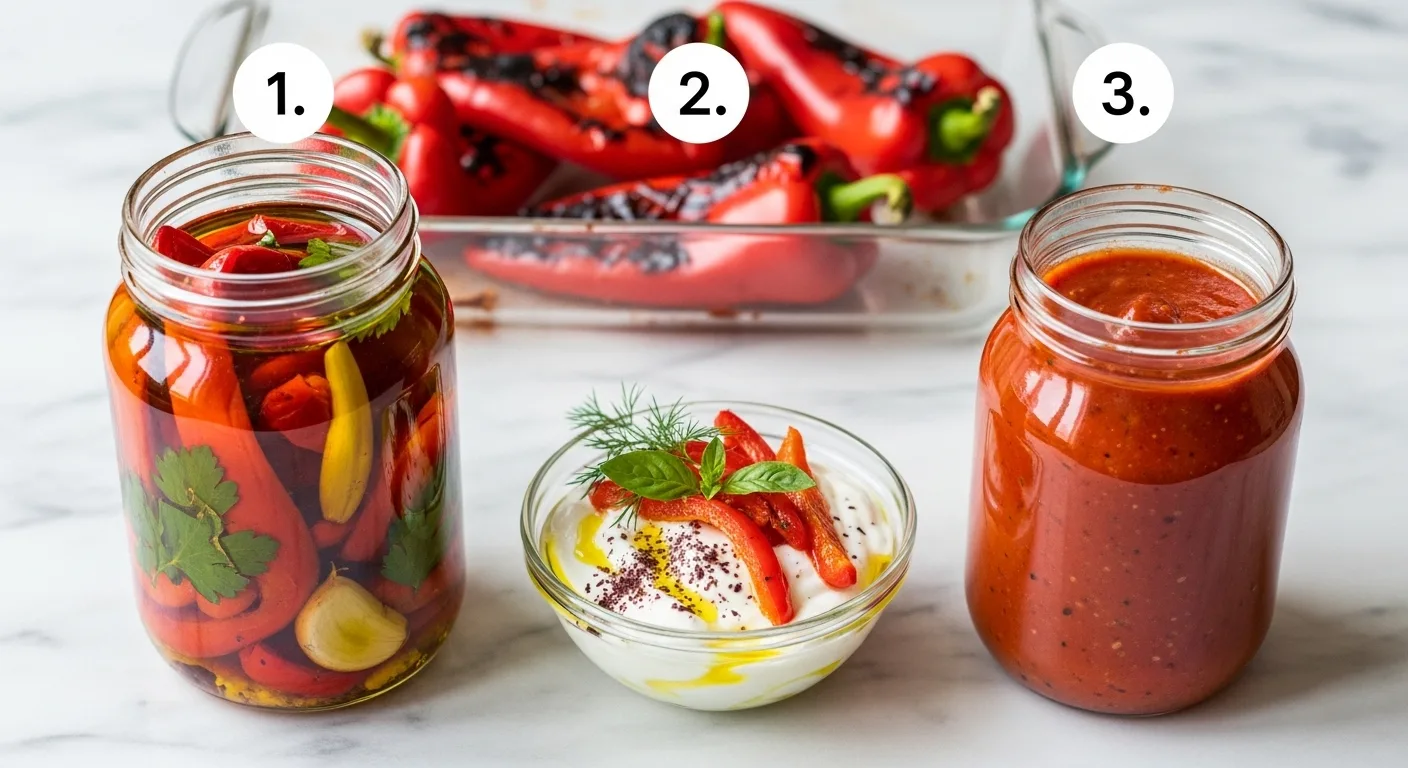 Közlenmiş Biber ile Hazırlanabilecek Lezzet Tarifleri