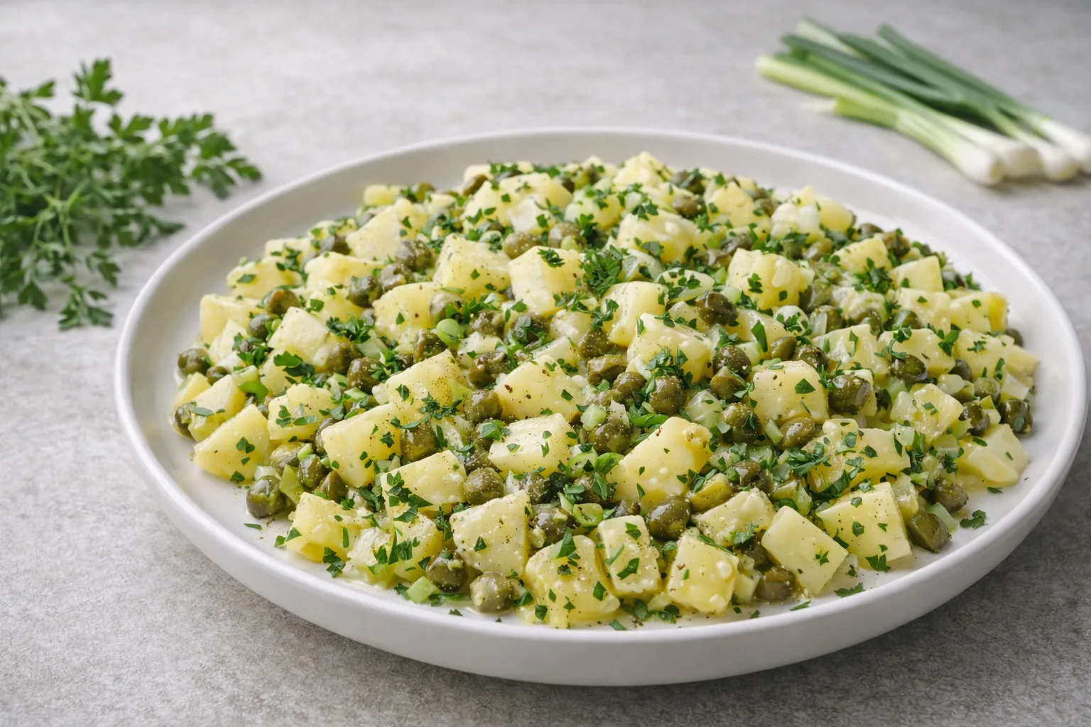 Kapari Turşulu Patates Salatası